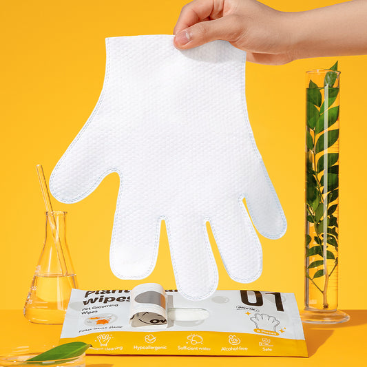 Fallen leaves scent Gloves Pet Wipes OWOCARE